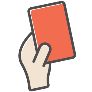 red card